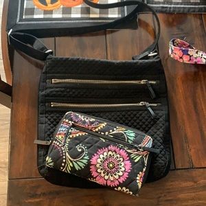 Vera Bradley purse and wallet combo